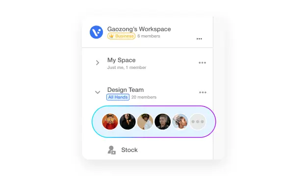 Visla workspace interface showing collaboration features with team members.